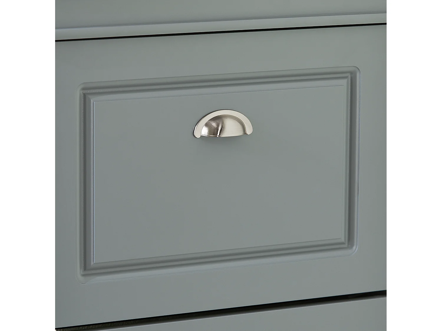 Meuble Haut Armoire de Toilettes Salle de Bain Suspendue 2 Portes Gris, FRG231-DG