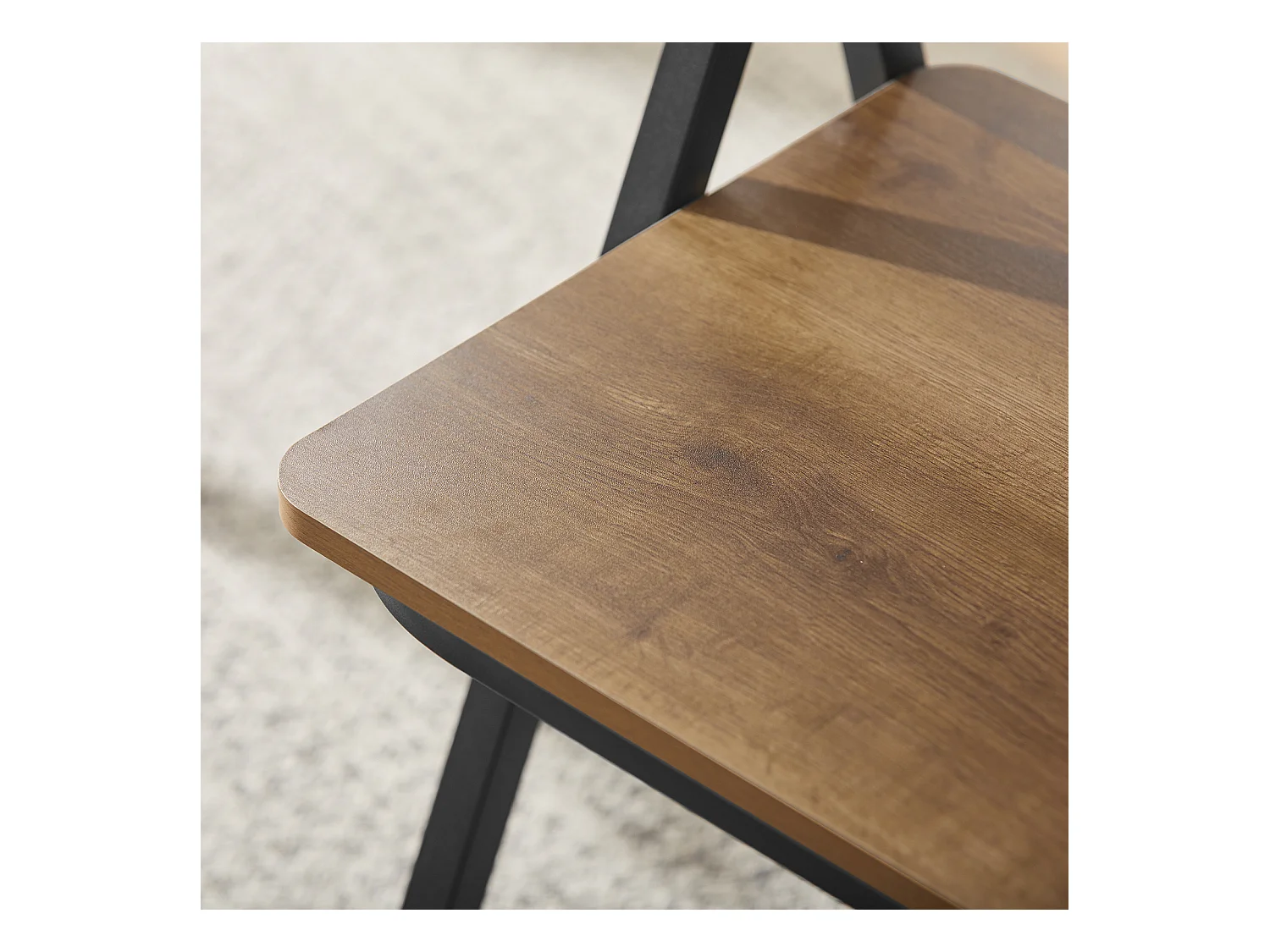 SoBuy FST88-PF Chaise Pliante Robuste en Bois et Métal Chaise Visiteur Chaise Pliable style Industriel pour Cuisine, Bureau