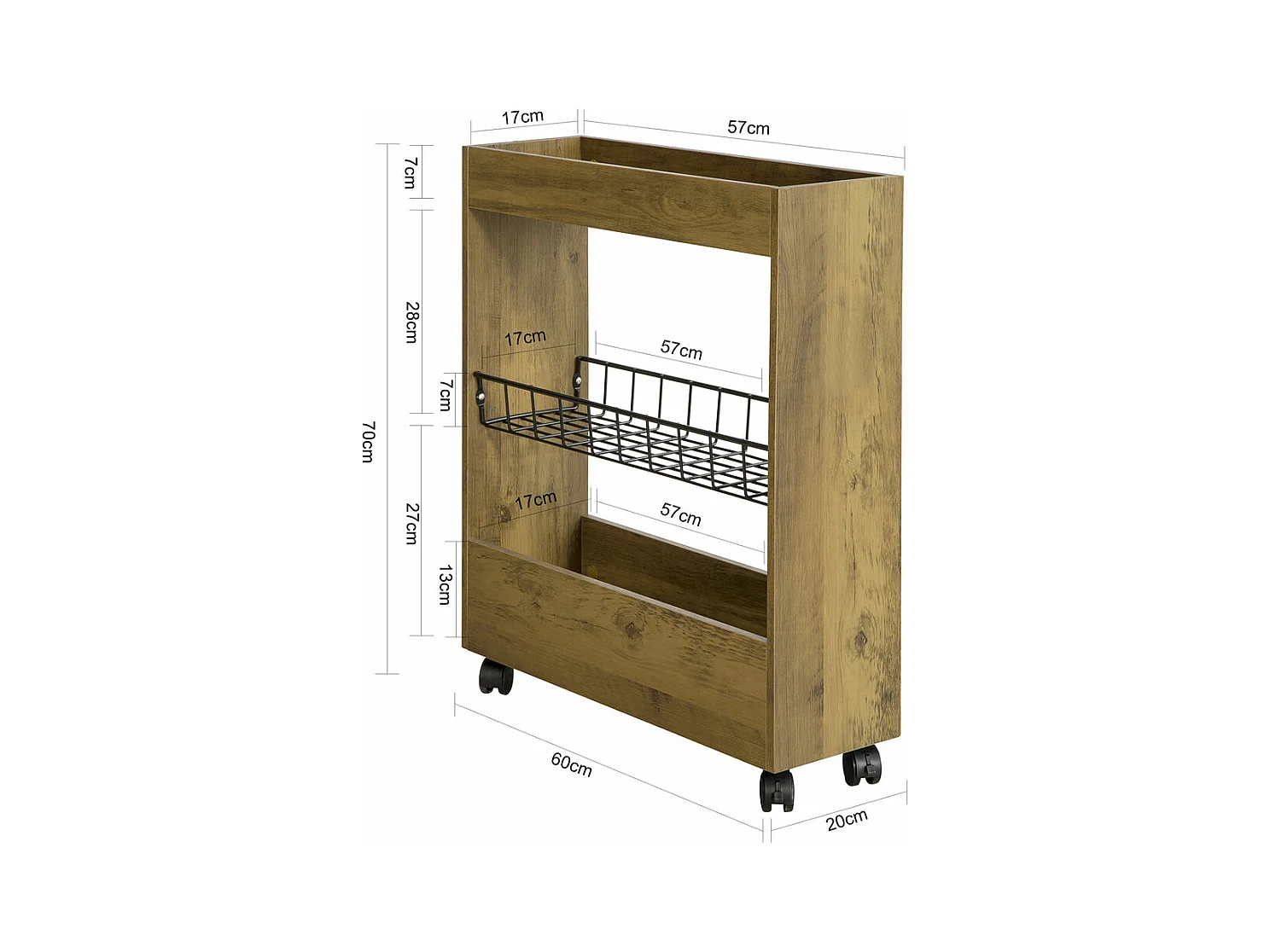 Wózek oszczędzający miejsce BZR46-N