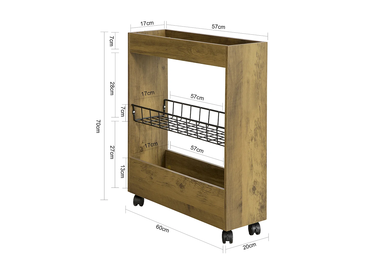 Wózek oszczędzający miejsce BZR46-N