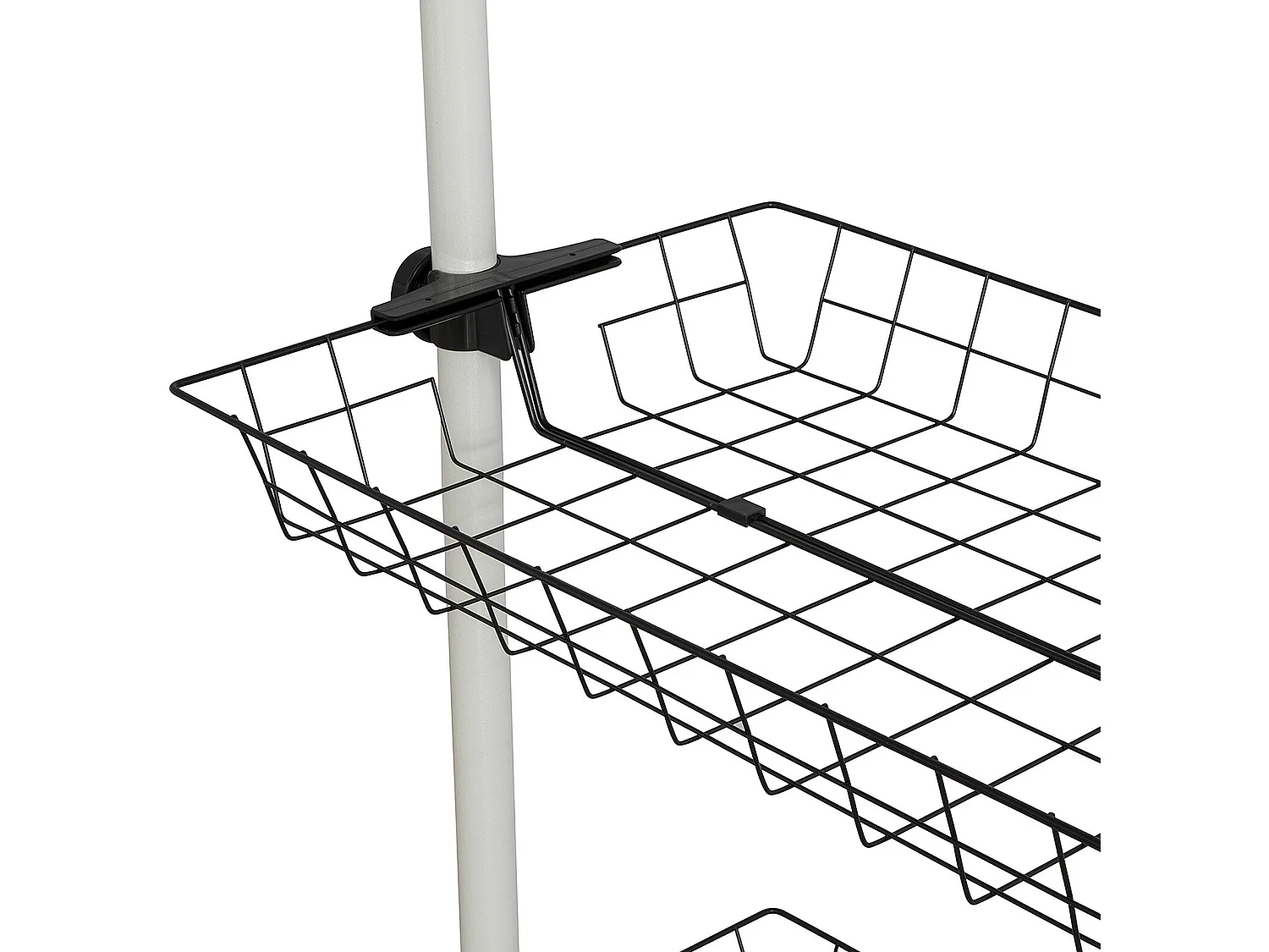 SoBuy Appendiabiti telescopico, Scaffale telescopico, set telescopico,Altezza regolabile,FRG38