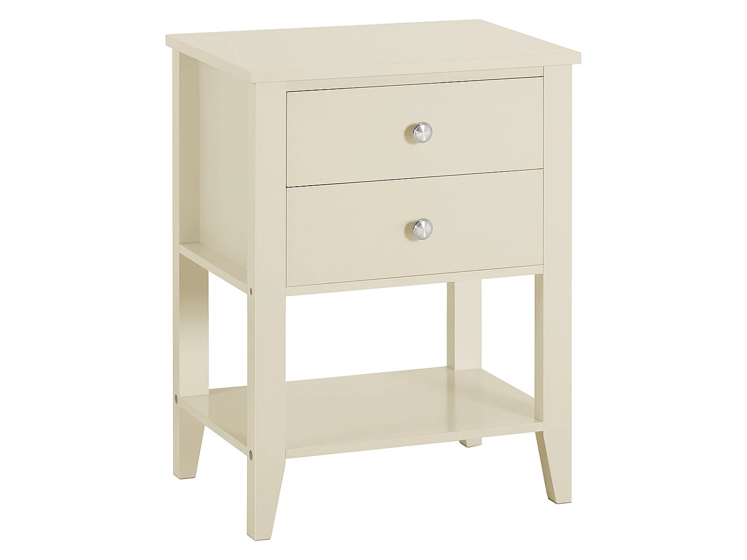 Table de Chevet avec 2 Tiroirs Table de Nuit Bout de Canapé Table d'Appoint, FBT114-MI