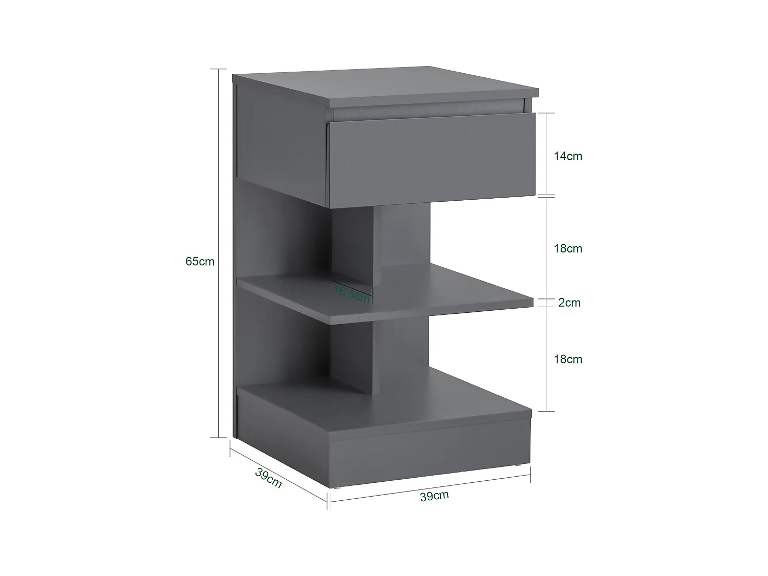 Stolik nocny z szufladą FBT49-HG