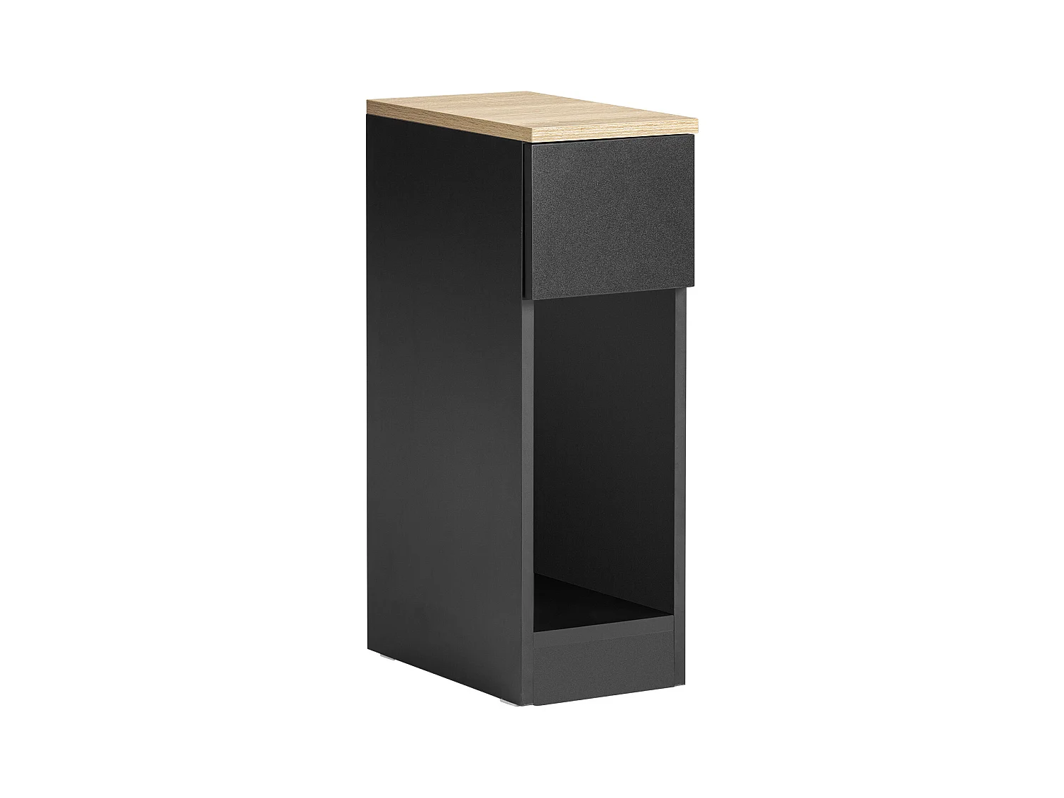 Table de Chevet Table de Nuit Bout de Canapé Table d'Appoint Table Basse avec Tiroir, FBT111-SCH