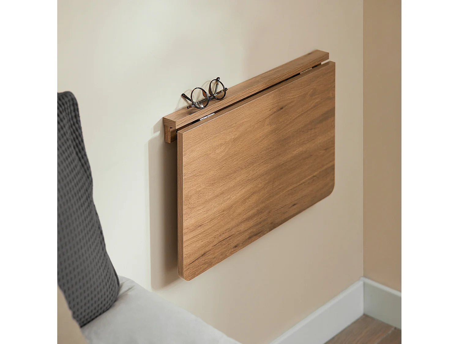 SoBuy FWT03-PF Eettafel Muur Klaptafel Keukentafel Kindermeubilair Laptoptafel Bureau