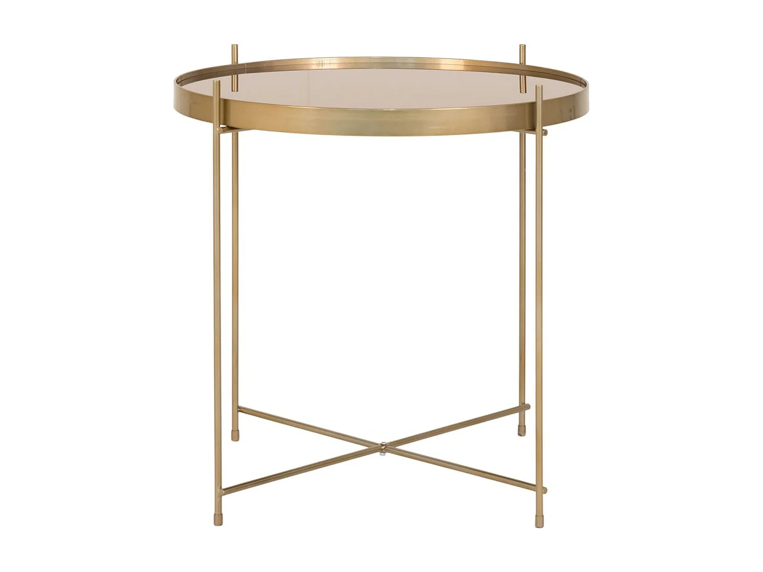 Table basse Scarlett 48x48 cm Rond Laiton