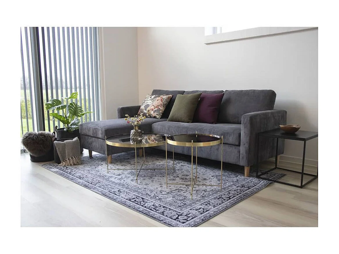 Table basse Scarlett 48x48 cm Rond Laiton