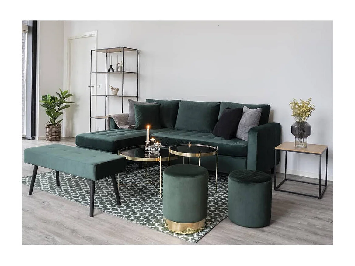 Table basse Scarlett 48x48 cm Rond Laiton