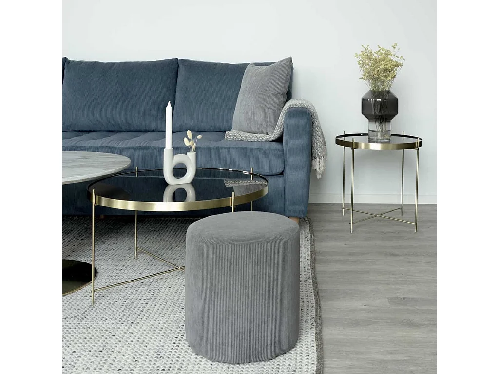 Table basse Scarlett 48x48 cm Rond Laiton