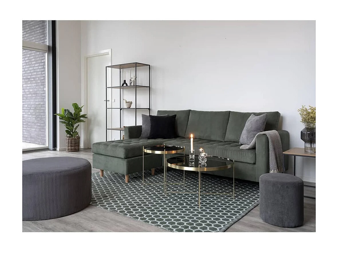 Table basse Scarlett 48x48 cm Rond Laiton