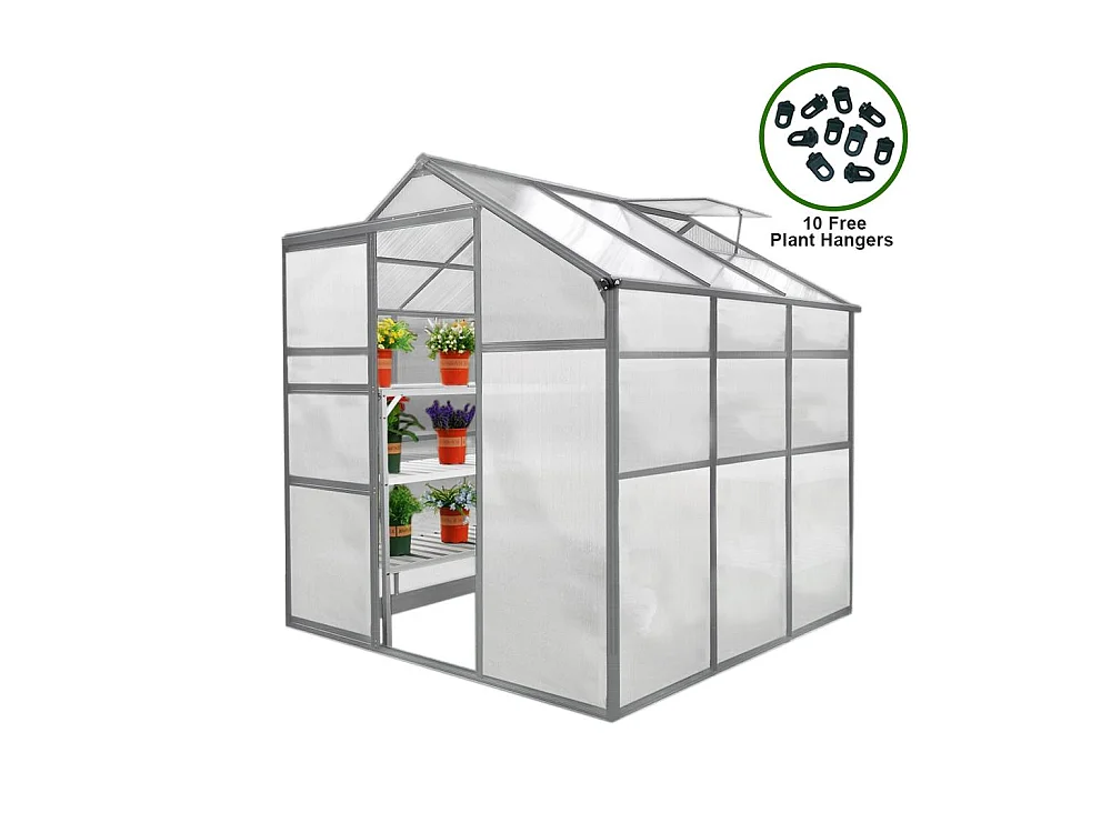Kweekkas Plantenkas - 1.8m x 1.8m - Zonder basis