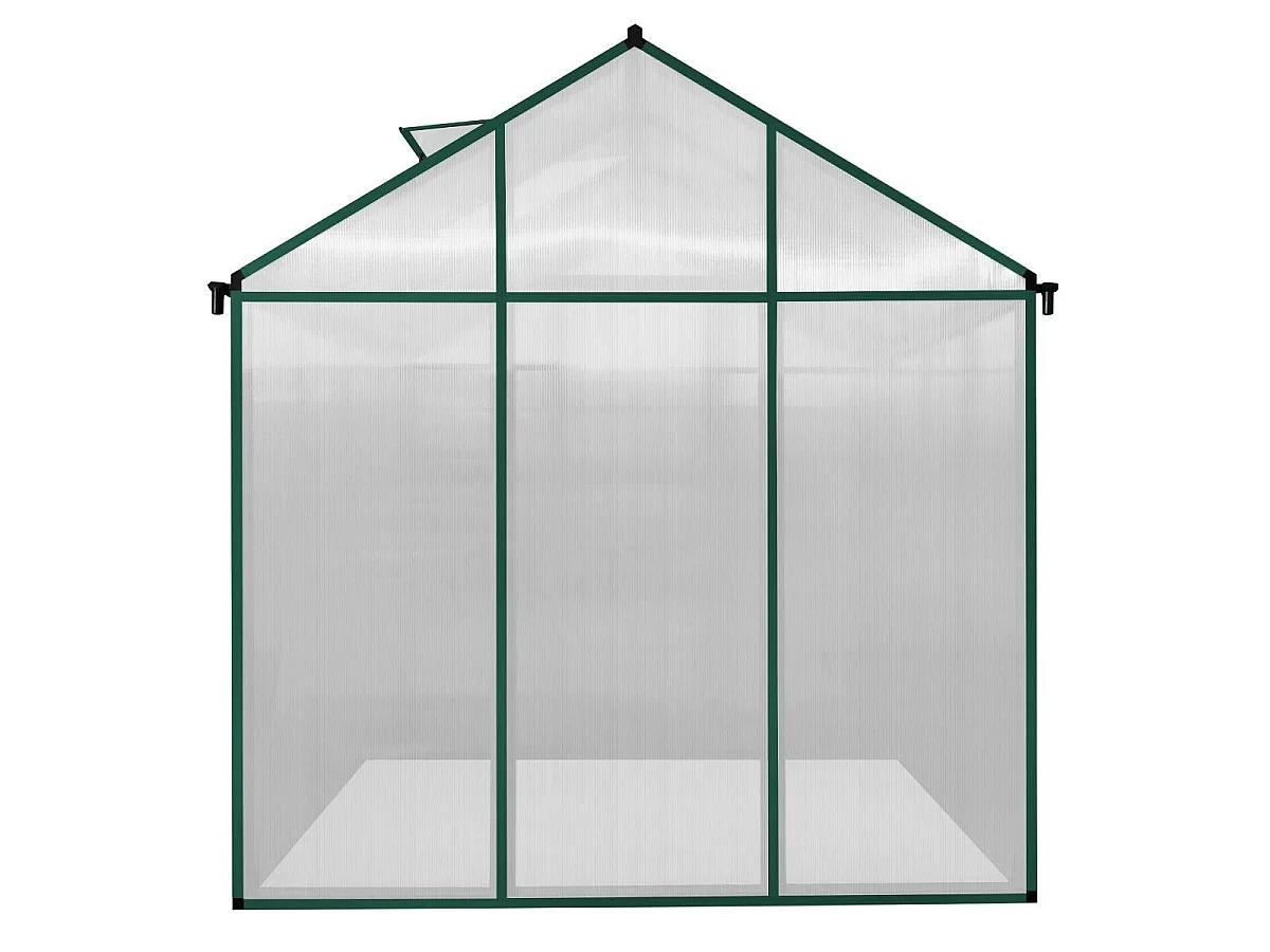 Tuinkas - Polycarbonaat - 180 x 180 x 194 cm - Groen