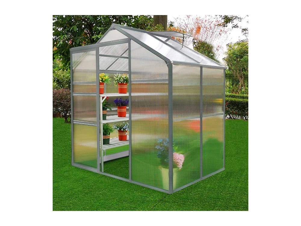 Serre de Jardin 1.8mx1.2m sans Base