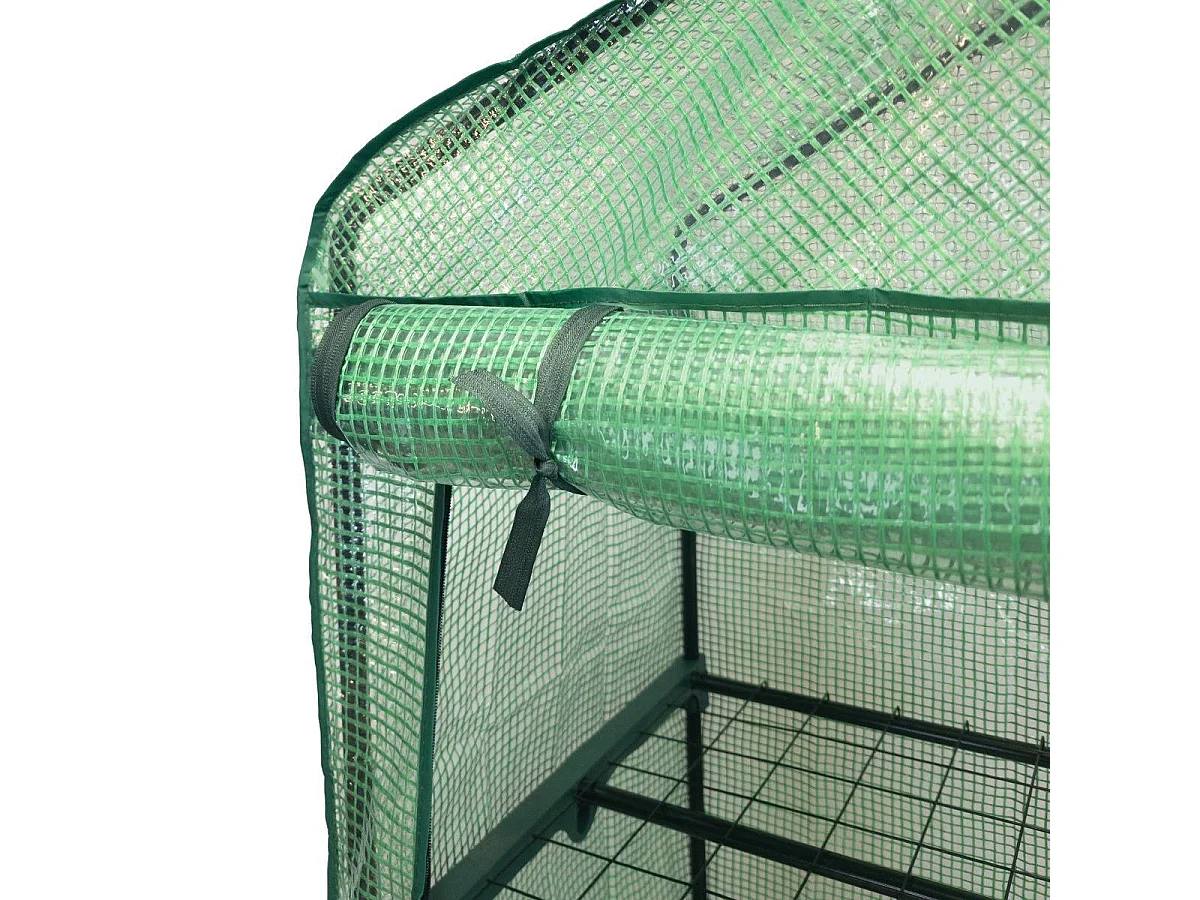 Mini Serre à 4 étagère avec Couverture en PE