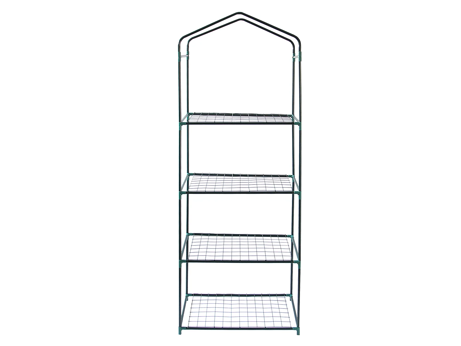 Mini Invernadero de 4 niveles PVC Transparente Cubierta Impermeable Estantes Pequeños Casa de Cultivo de Plantas Jardín al Aire Libre Marco de Acero | Pala Gratis
