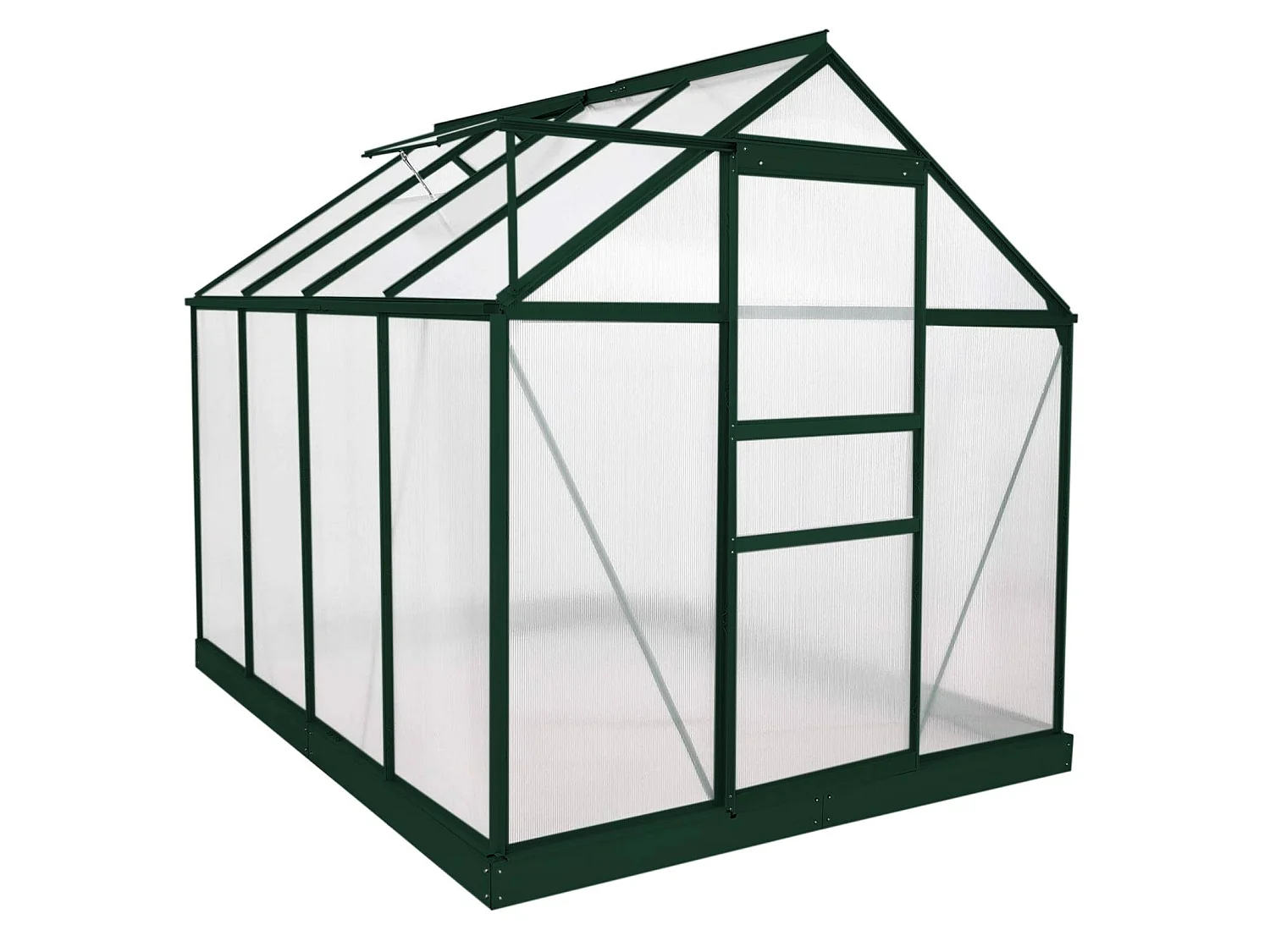 Broeikas met basis - 1.9 meter (L) x 2.5 meter (B)