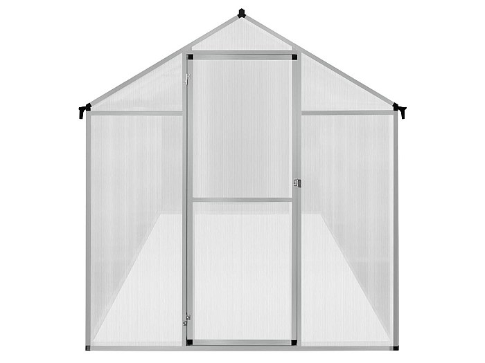 Valigia Rigida XL 73 Cm In Policarbonato Con Telaio Alluminio, 4 Ruote Doppie 360°, Lucchetto TSA, Manico Telescopico, Argento, Da Cabina