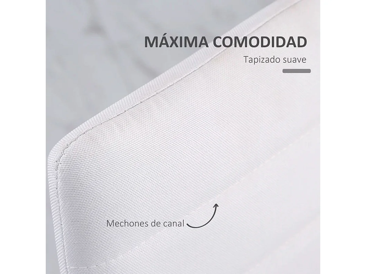 Sillas de comedor blanco 41x50x97 cm HOMCOM