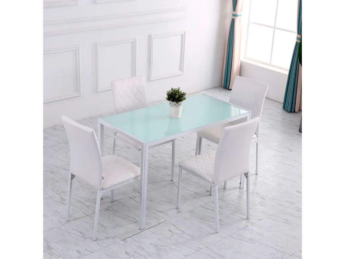 Sillas de comedor blanco 41x50x91 cm HOMCOM
