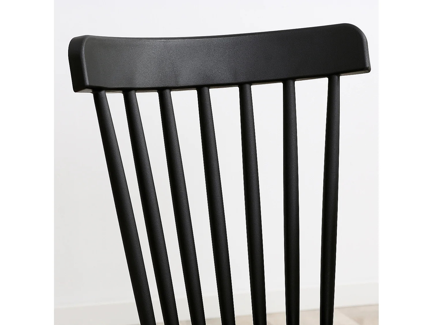 Sillas de comedor negro 43x52.5x83 cm HOMCOM