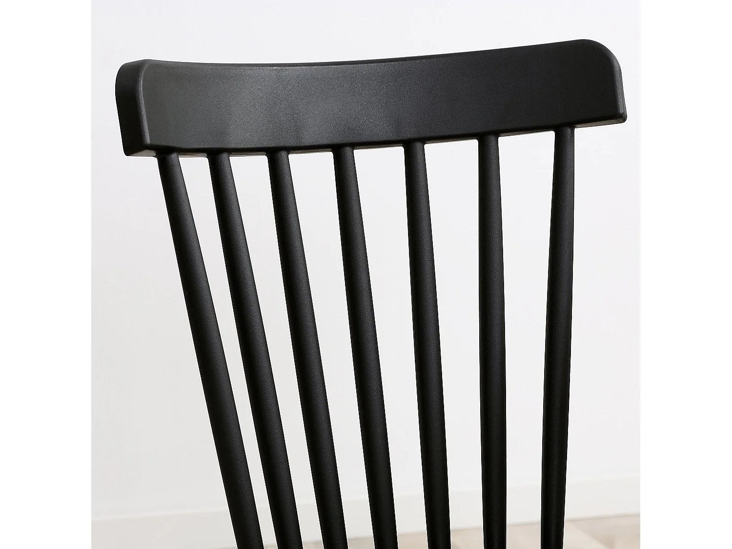 Sillas de comedor negro 43x52.5x83 cm HOMCOM