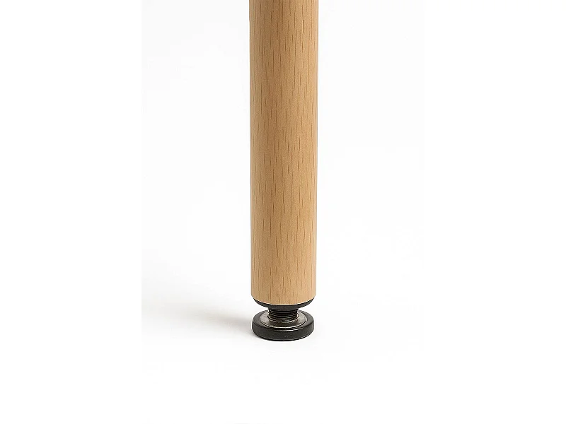 Estilo Nórdico - Mesa Tower Cuadrada 80 cm - Blanco