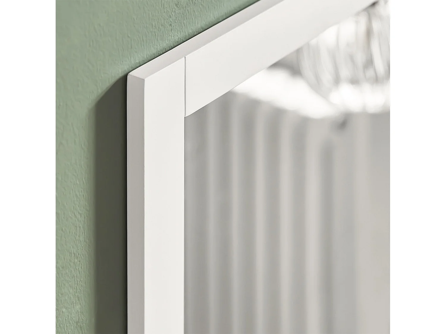 Mueble de Pared con Espejo, 2 en 1 Espejo y Estante de Baño, L40xP10xH49cm FRG129-W SoBuy ES