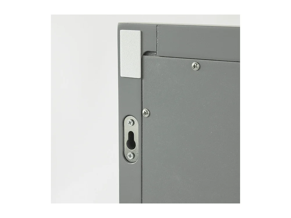 SoBuy FRG129-SG Miroir Mural Meuble Salle de Bain avec 1 étage Plateau | Prévente