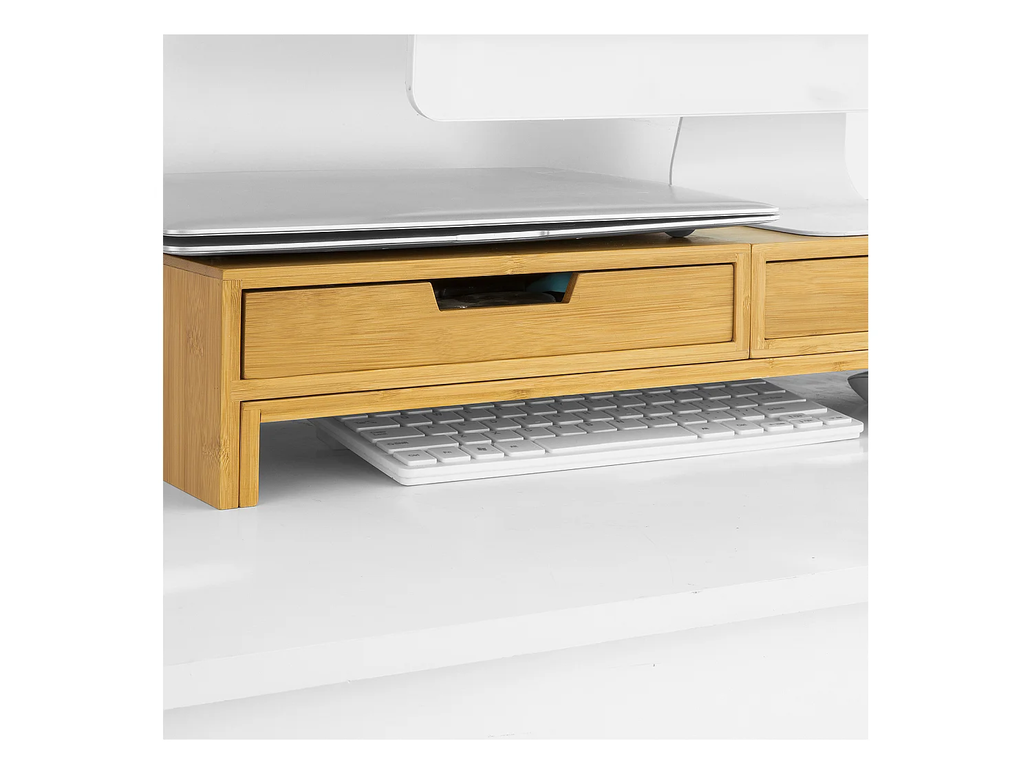 SoBuy FRG129-SG Miroir Mural Meuble Salle de Bain avec 1 étage Plateau | Prévente