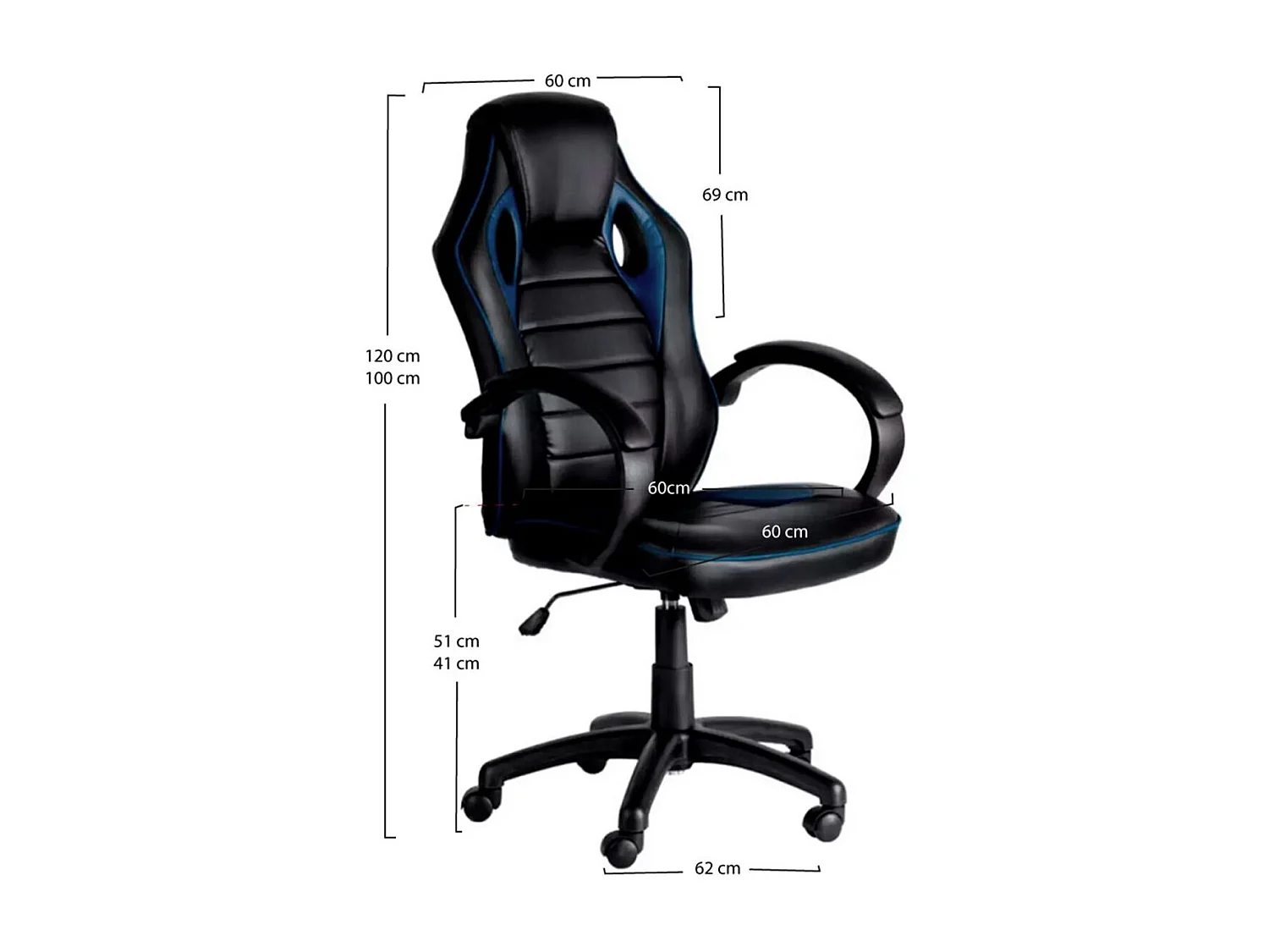 Silla Gaming GT - Máxima Ergonomía - Ideal para sesiones de Gaming