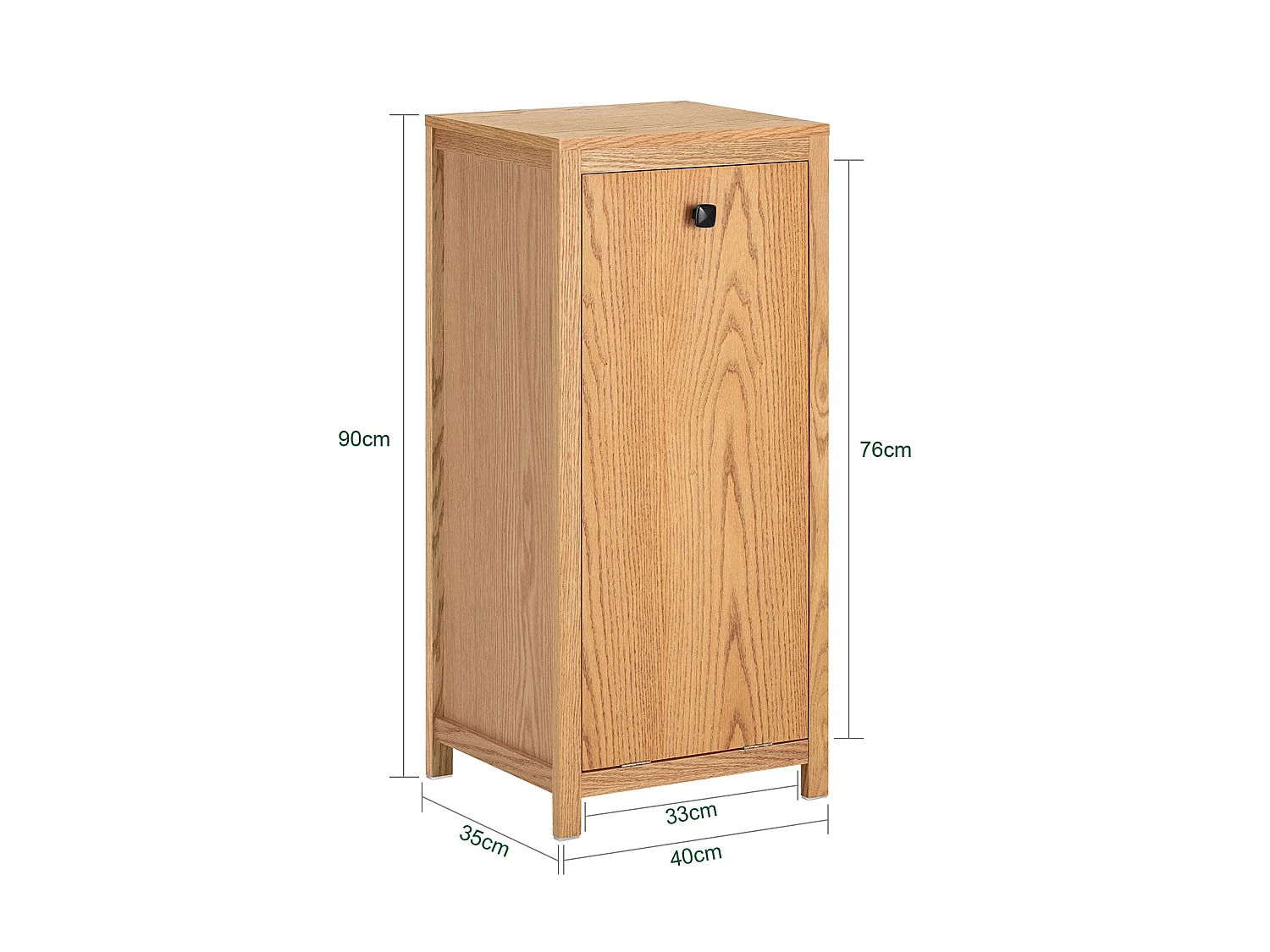 Armoire à linge avec panier à linge pliable avec 1 tiroir Panier à linge, BZR96-N
