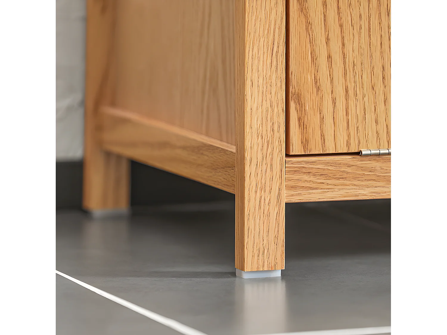 Armoire à linge avec panier à linge pliable avec 1 tiroir Panier à linge, BZR96-N