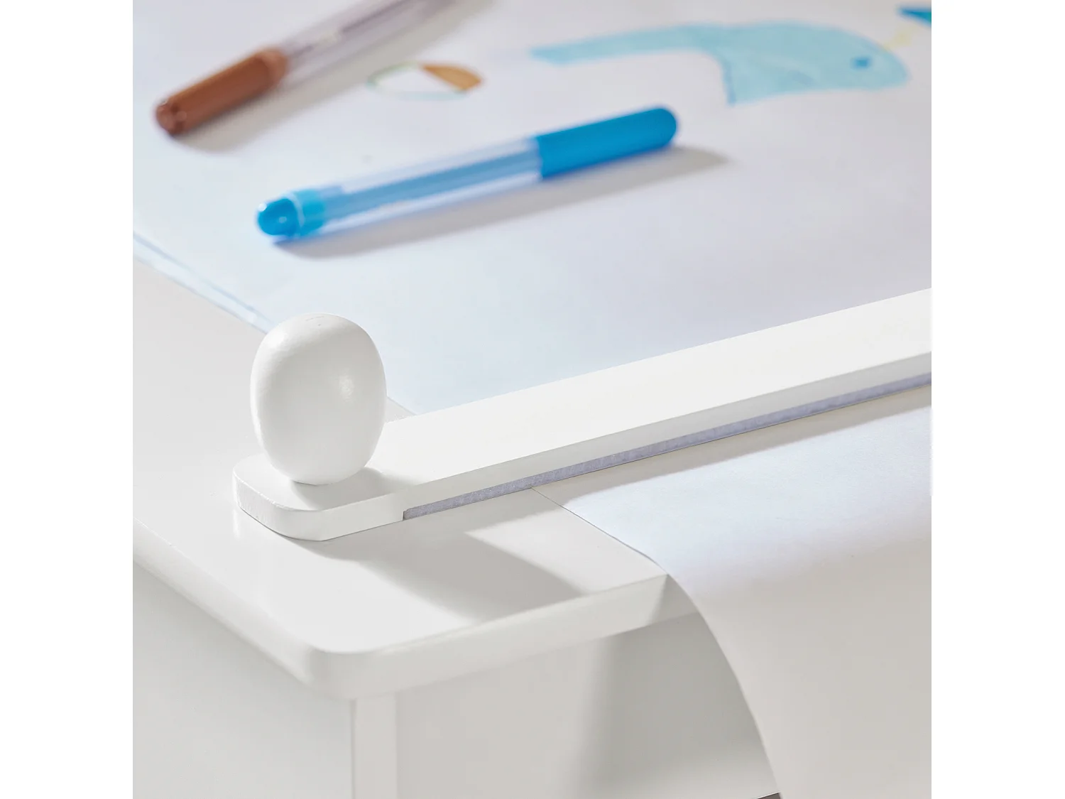 Ensemble Table et Chaise Enfant avec 2 étagères,  KMB60-W