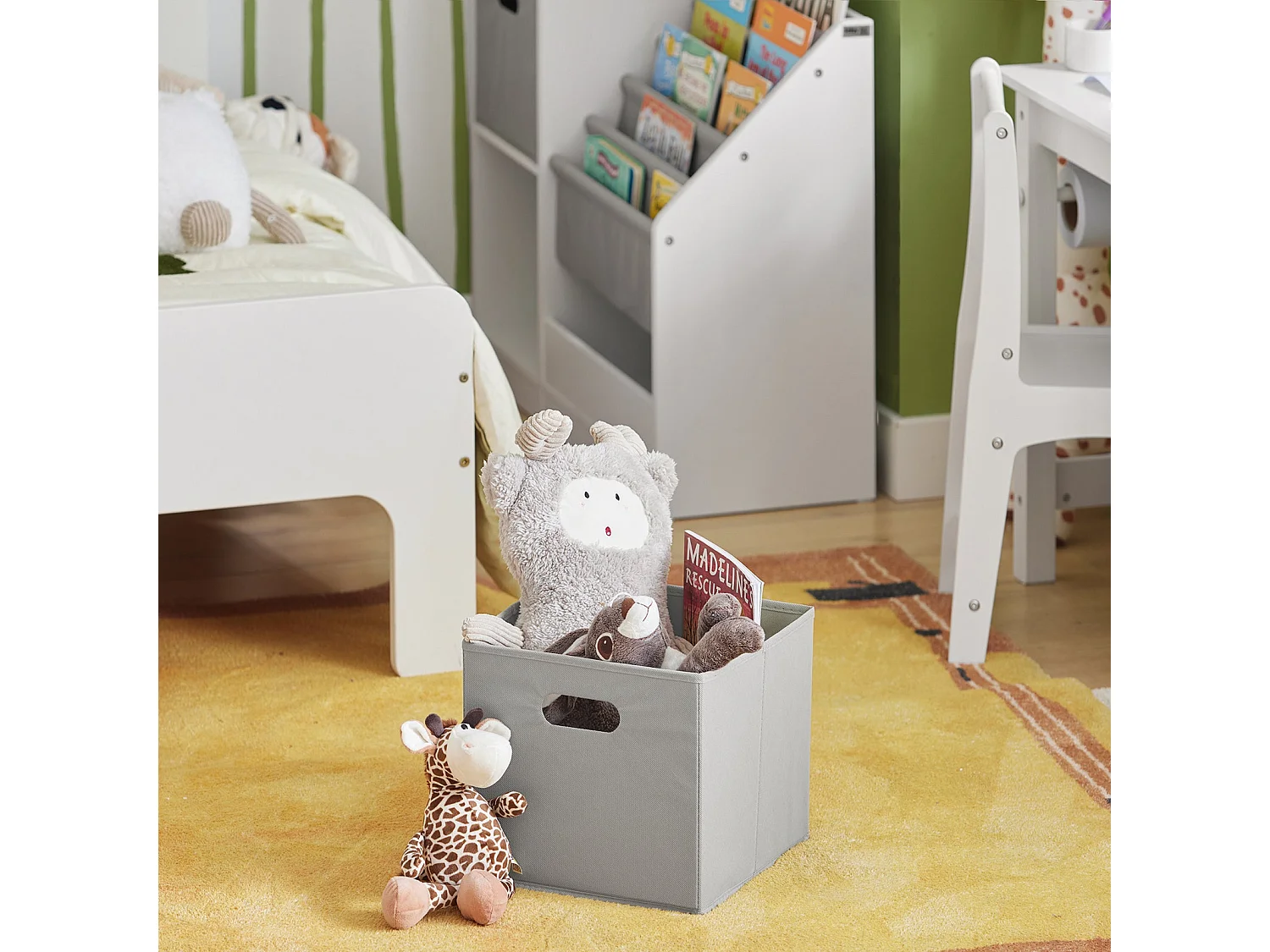 SoBuy armário de criança, armário de livros infantis, armário infantil KMB76-W