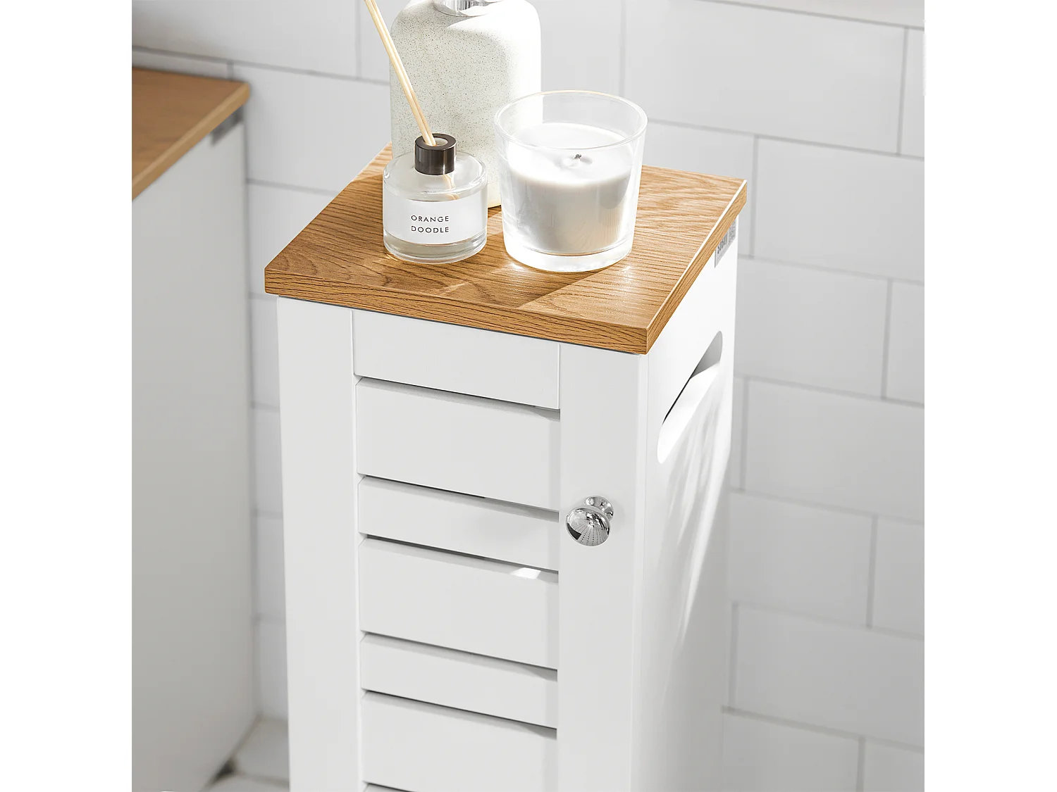 SoBuy KMB69-W Boekenrek voor Kinderen, Kinderboekenkast, Kinderrek, Kinderplank, Boekenplank, Speelgoedplankmet 3 Planken en 2 Opbergdozen