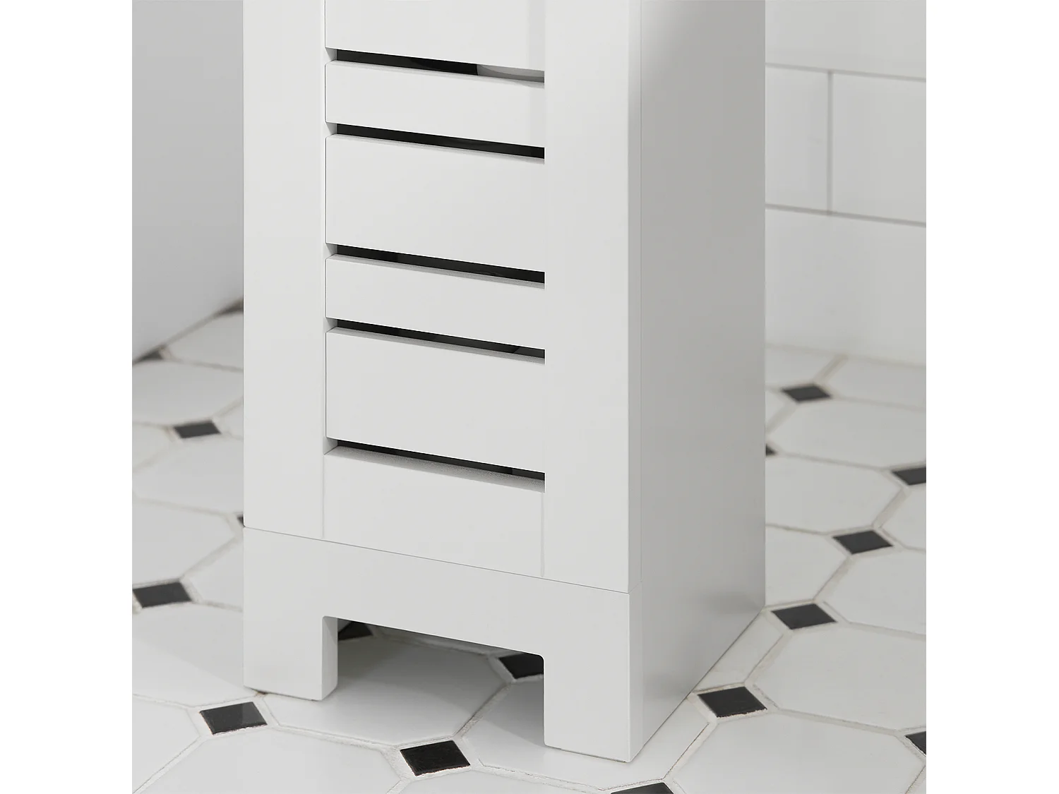 Bibliothèque pour Enfant, Étagère à Livres 3 Niveaux avec 2 Boîtes de Rangement, KMB69-W