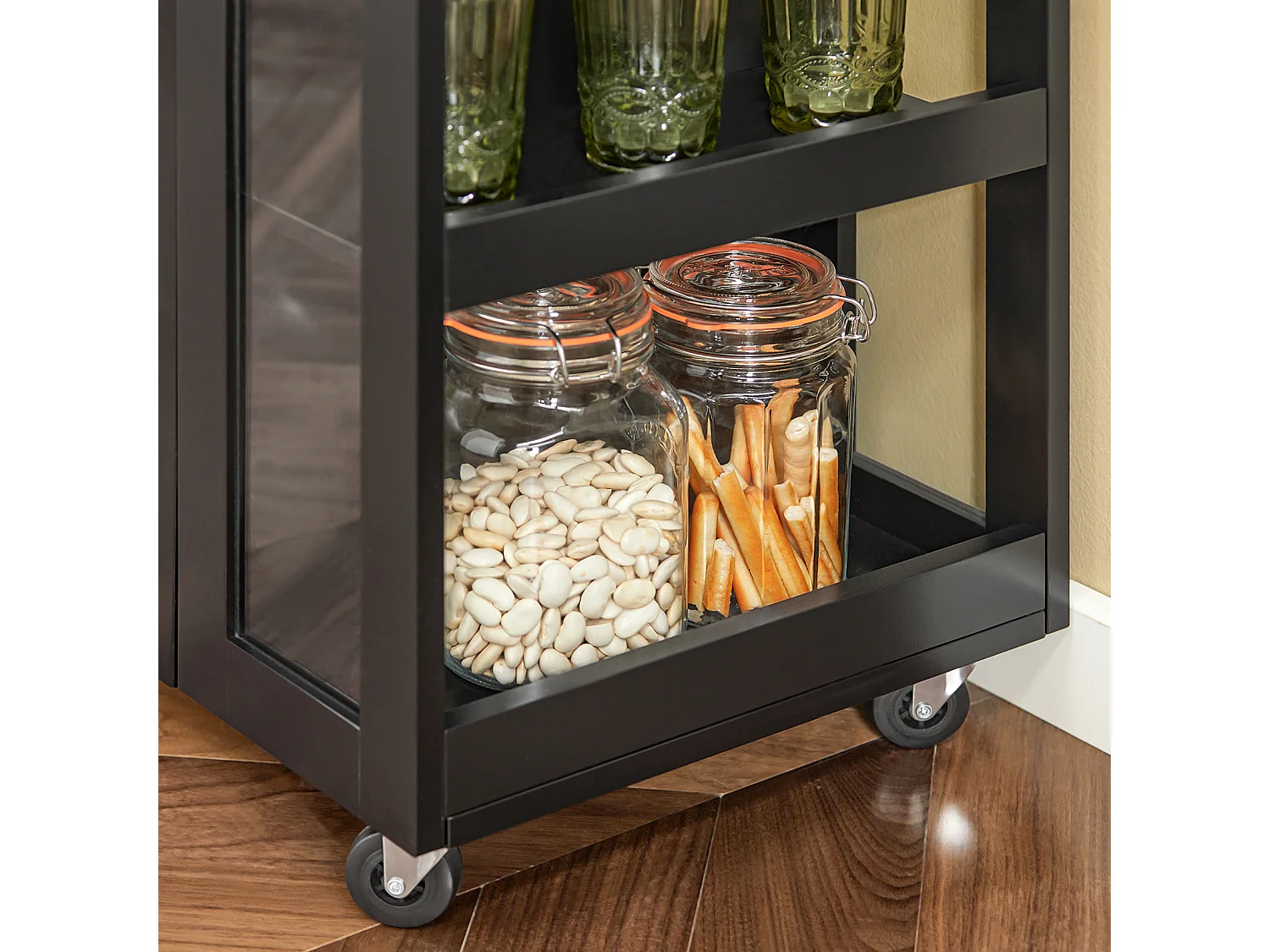 Table de Chevet Murale, Table de Nuit Flottante, Armoire Murale, Étagère Murale, NKD03-W