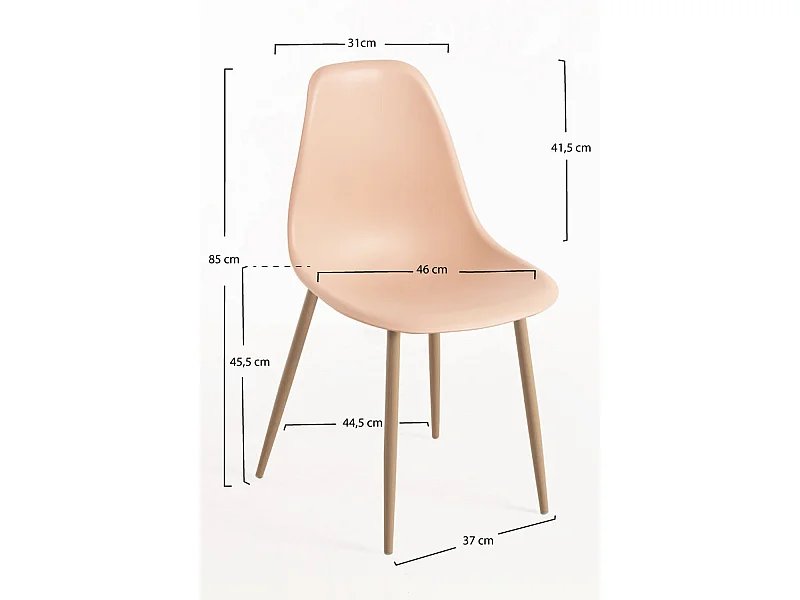 Packs Sillas Comedor - Pack 2 Sillas Mykle - Trigo