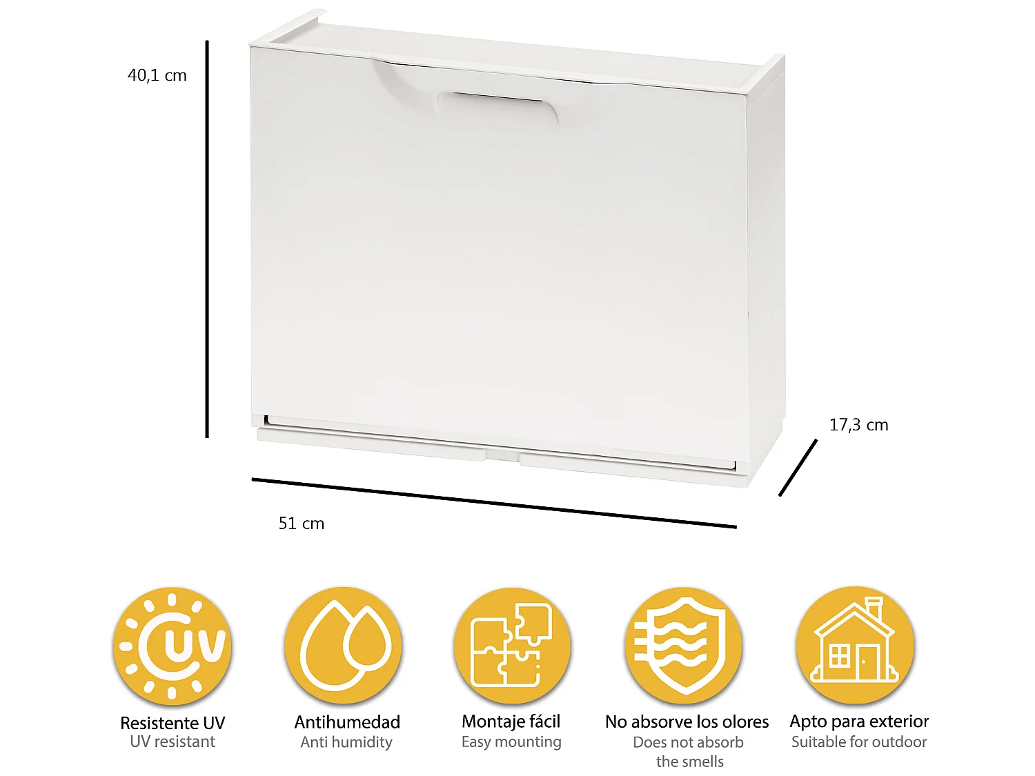 Lot de 3 étagères à chaussures blanches et étagères à chaussures noires en polypropylène