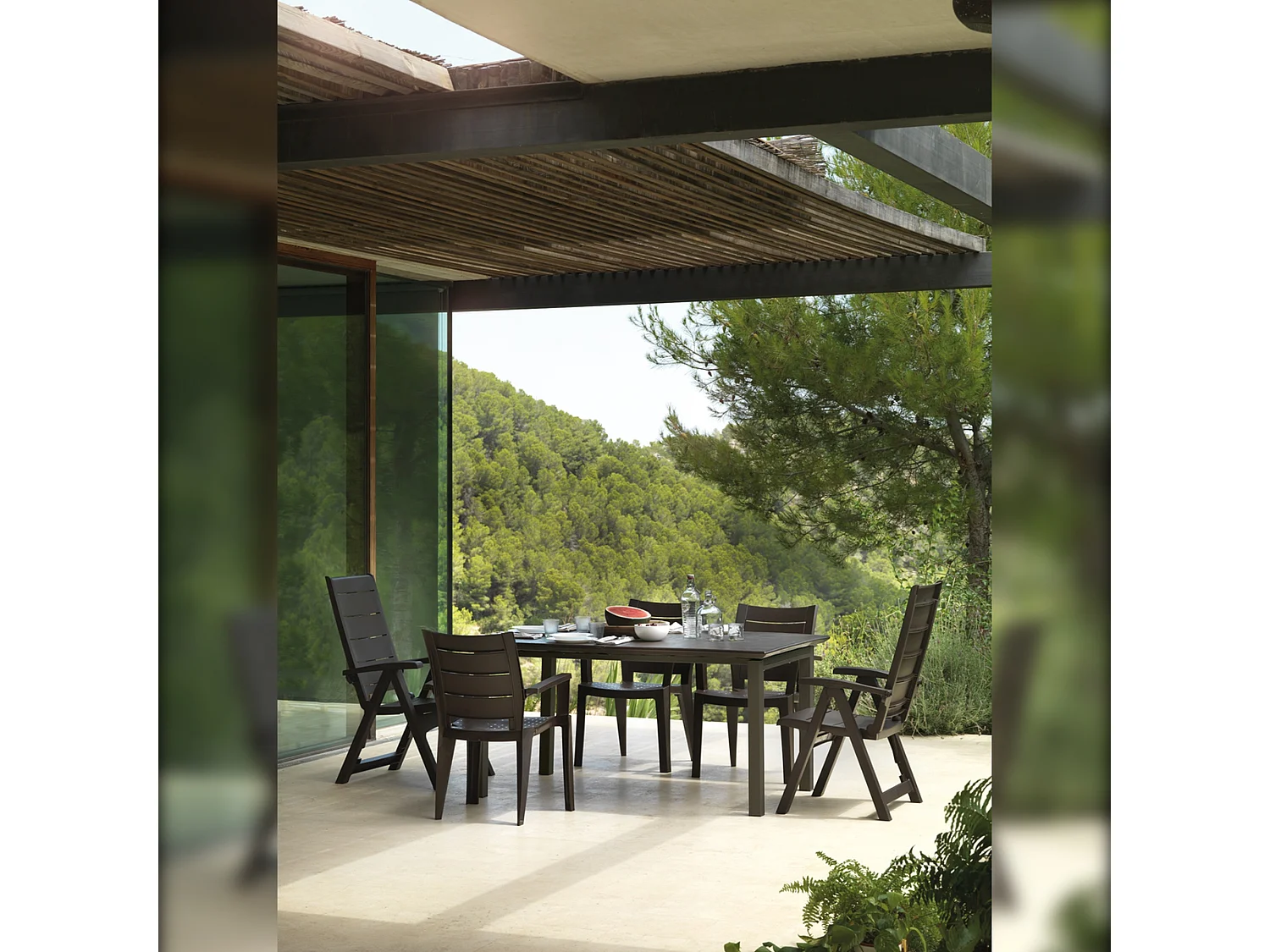 Sillón Legno multiposición - Wengué