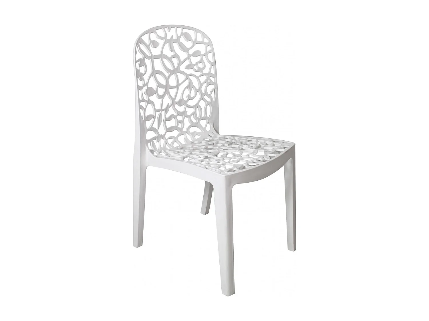 Silla Flora - Blanco