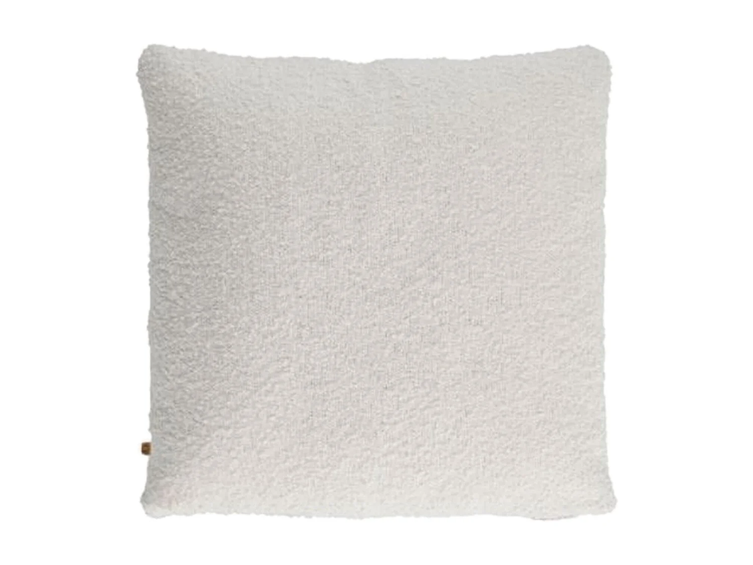 Coussin Dehoussable Boucle Creme 40x40cm Beige