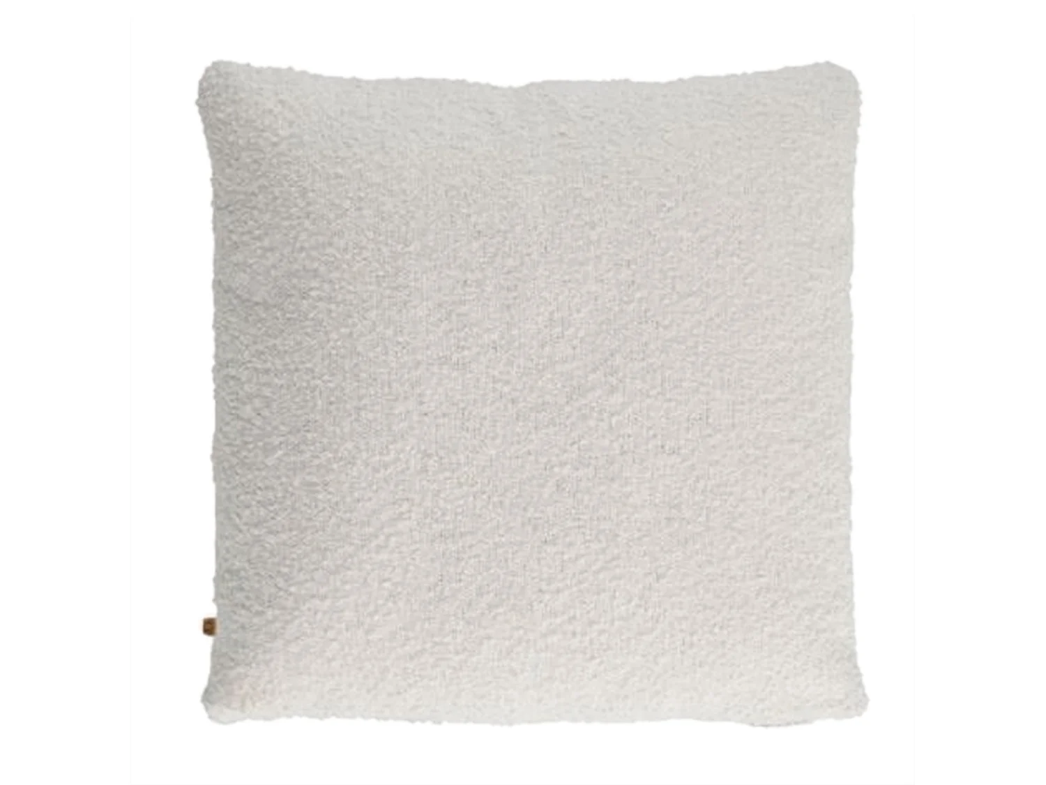 Coussin Dehoussable Boucle Creme 40x40cm Beige