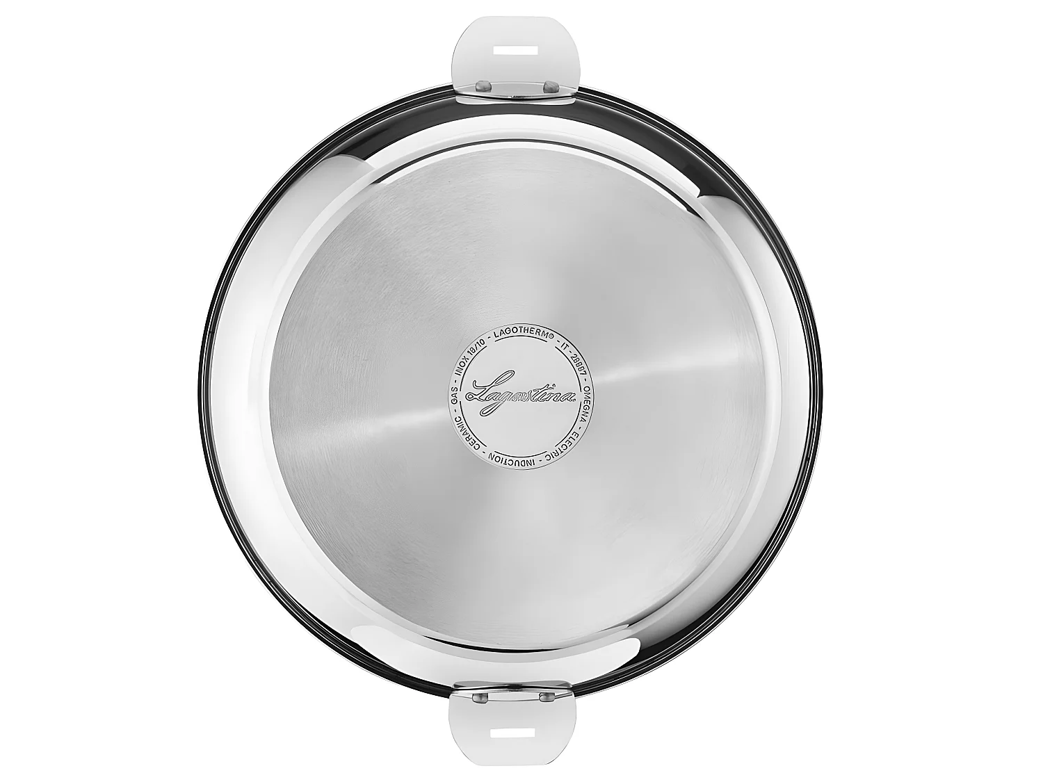 Wok Salvaspazio+ avec son couvercle 30 cm en inox