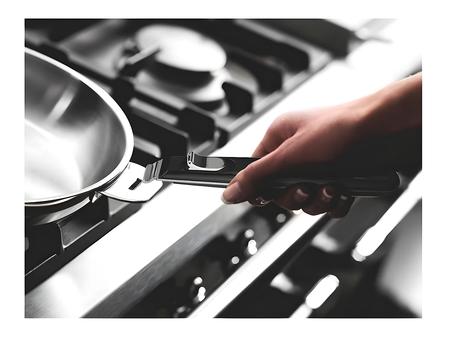 Wok Salvaspazio+ avec son couvercle 30 cm en inox