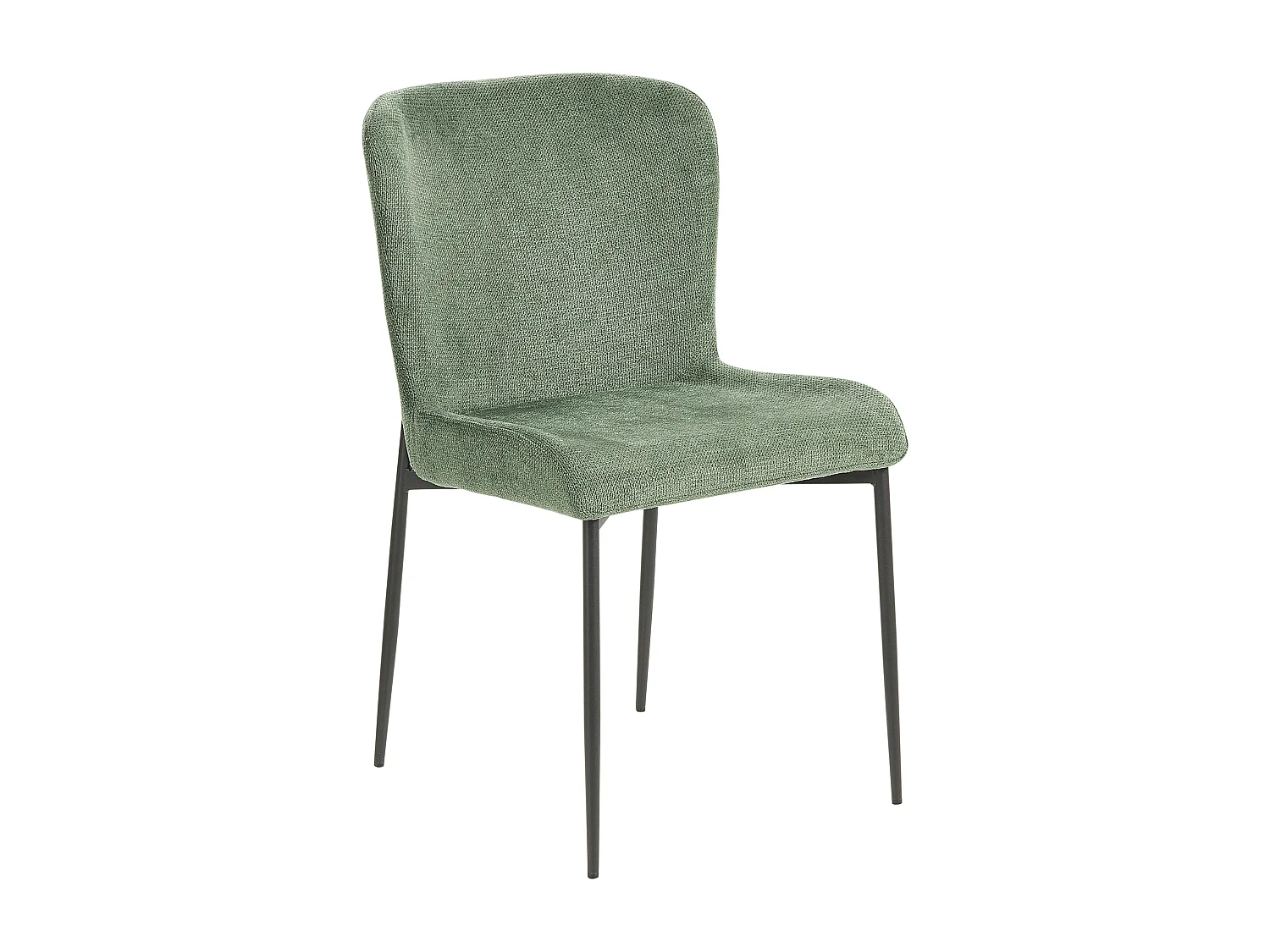 Lot de 2 chaises de salle à manger ADA Vert foncé
