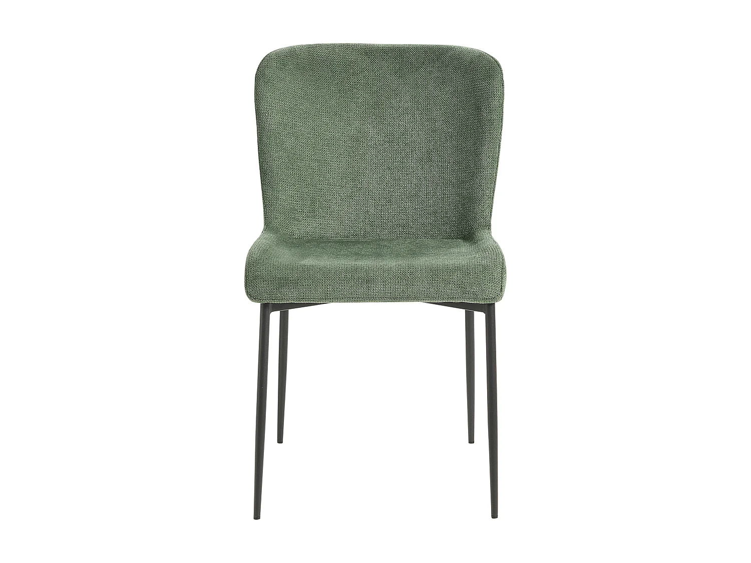 Lot de 2 chaises de salle à manger ADA Vert foncé