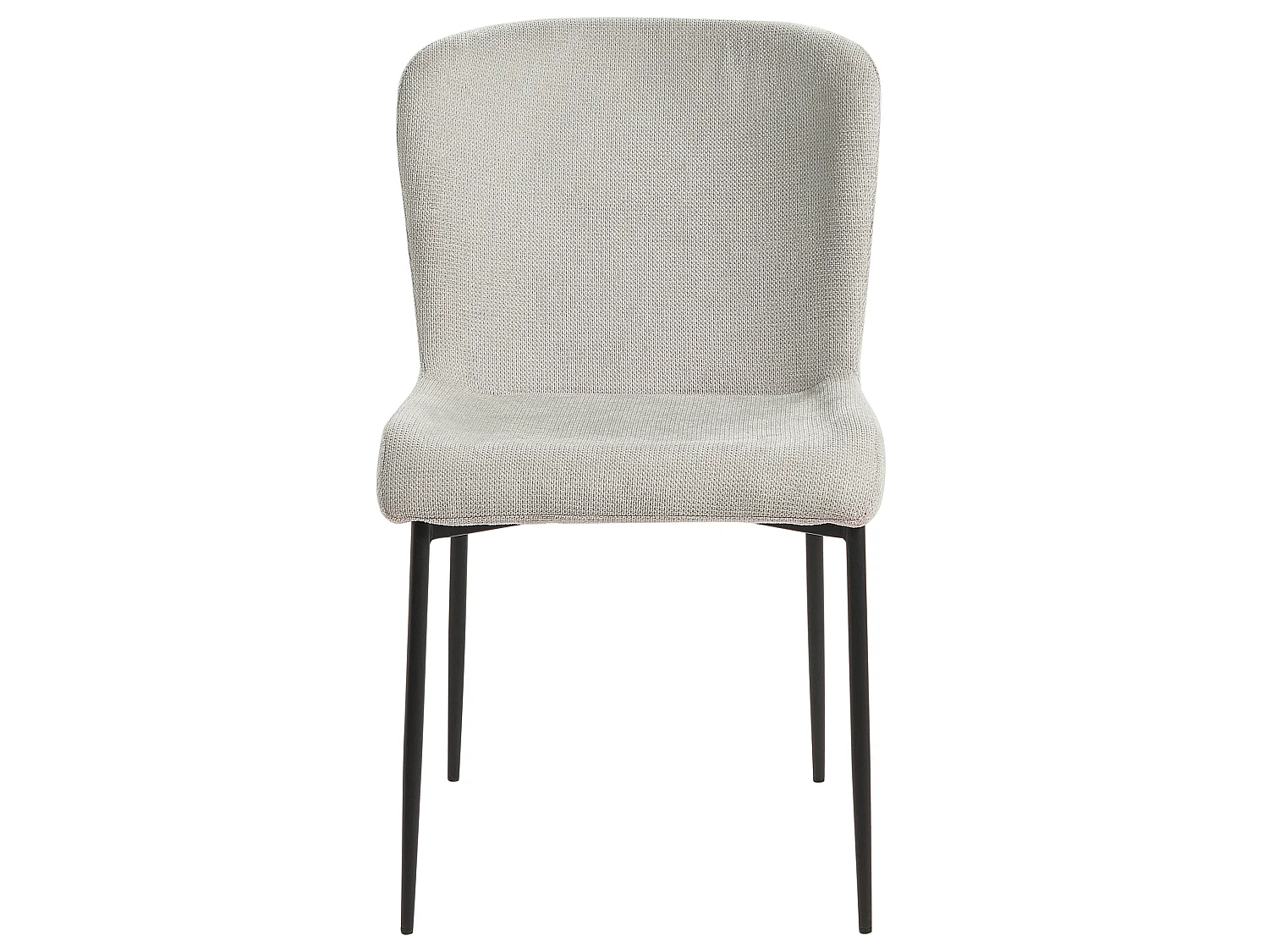 Lot de 2 chaises de salle à manger ADA Gris clair