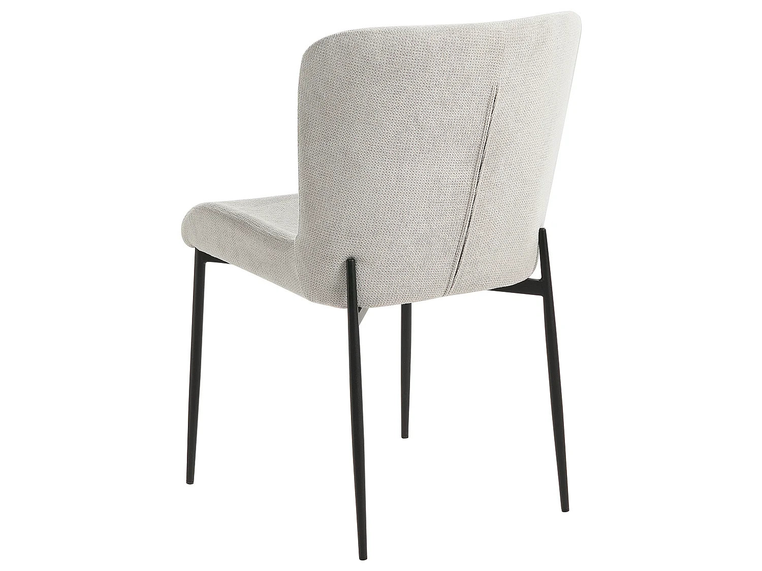 Lot de 2 chaises de salle à manger ADA Gris clair
