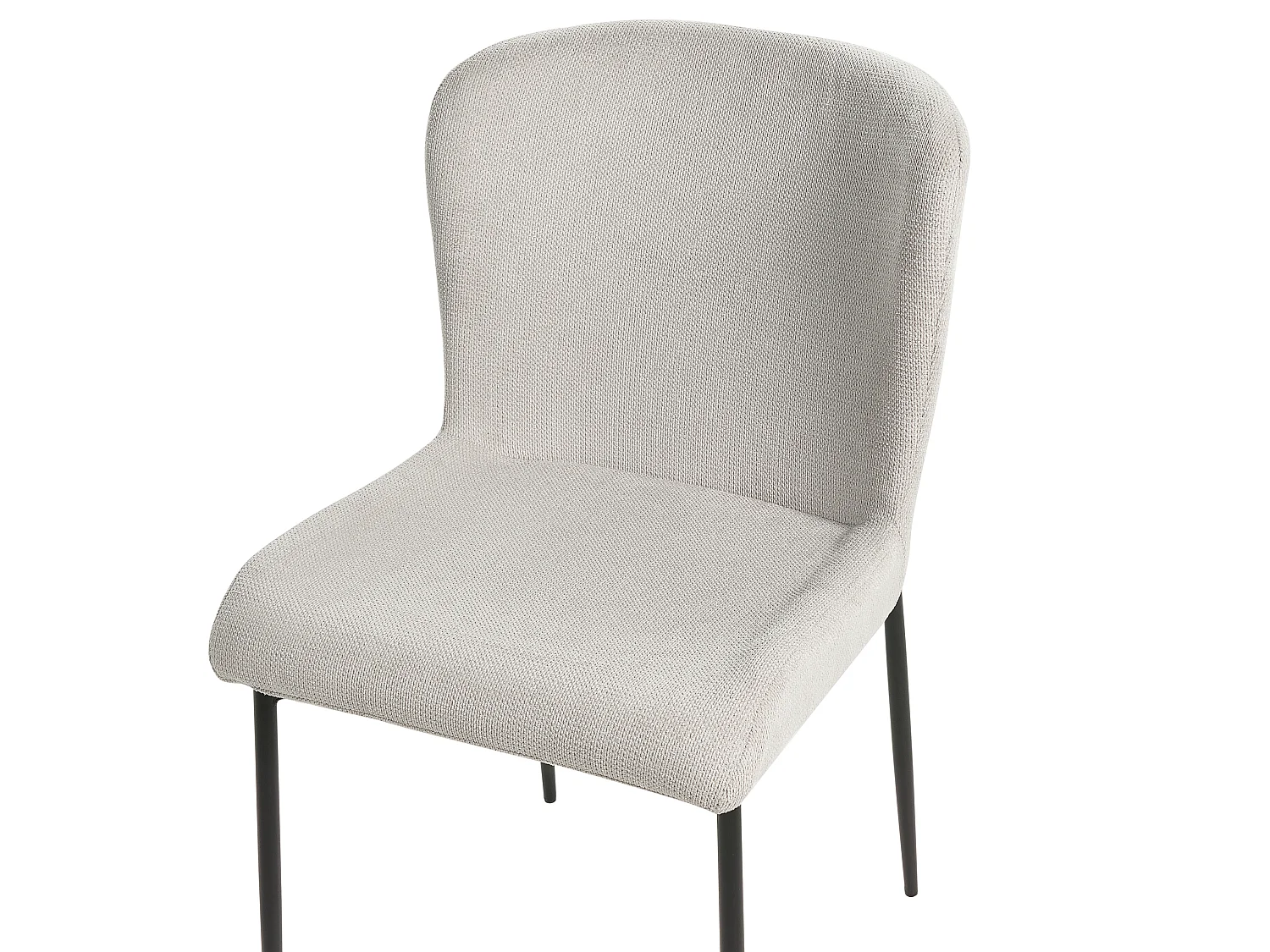 Lot de 2 chaises de salle à manger ADA Gris clair